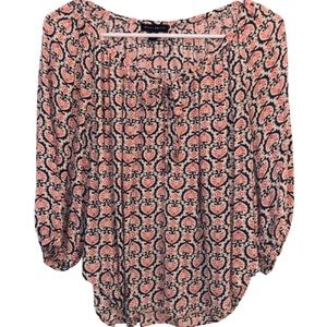 💥4/$20💥 Willi Smith | 3/4 Sleeve tie front Top